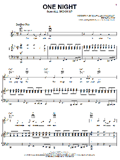 One Night von Elvis Presley (Download) 