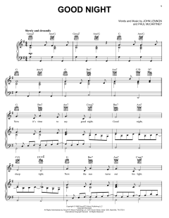 Good Night von The Beatles (Download) 