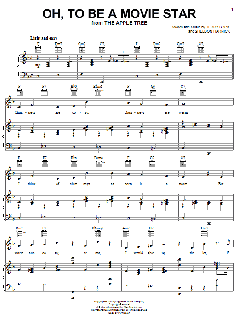 Oh, To Be A Movie Star von Jerry Bock (Download) 