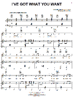 I've Got What You Want von Jerry Bock (Download) 