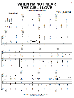 When I'm Not Near The Girl I Love von Burton Lane (Download) 