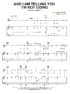 And I Am Telling You I'm Not Going von Tom Eyen (Download) 