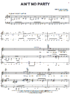 Ain't No Party von Tom Eyen (Download) 