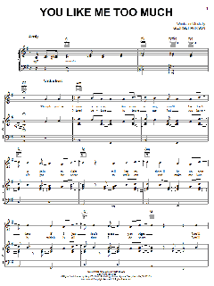 You Like Me Too Much von The Beatles (Download) 