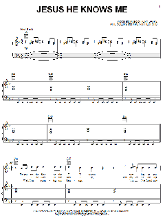 Jesus He Knows Me von Genesis (Download) 