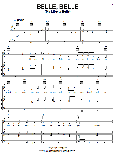 Belle, Belle (My Liberty Belle) von Bob Merrill (Download) 