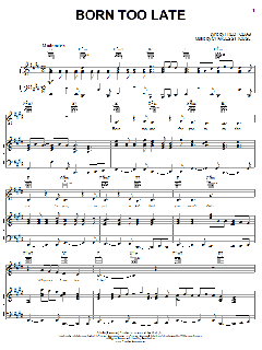 Born Too Late von Charles Strouse (Download) 