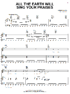 All The Earth Will Sing Your Praises von Paul Baloche (Download) 