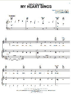 (All Of A Sudden) My Heart Sings von Harold Rome (Download) 