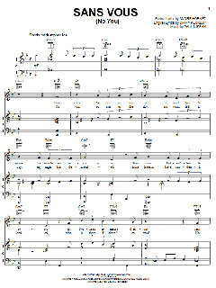 Sans Vous (No You) von Jimmy Kennedy (Download) 