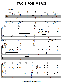 Trois Fois Merci von Michel Emer (Download) 