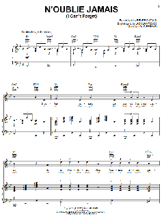 N'oublie Jamais (I Can't Forget) von Jack Lawrence (Download) 