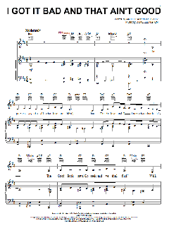 I Got It Bad And That Ain't Good von Duke Ellington (Download) 