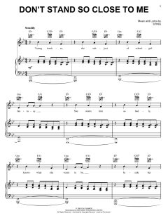 Don't Stand So Close To Me von Sting (Download) 