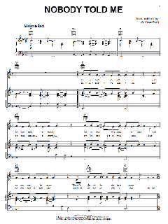 Nobody Told Me von John Lennon (Download) 