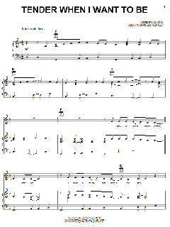 Tender When I Want To Be von Mary Chapin Carpenter (Download) 