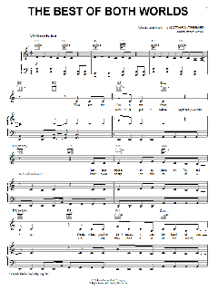 The Best Of Both Worlds von Miley Cyrus (Download) 