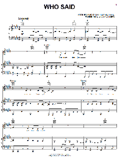 Who Said von Miley Cyrus (Download) 