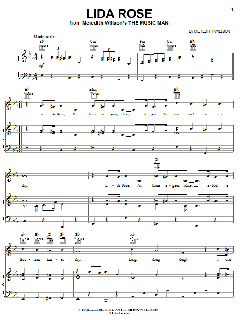 Lida Rose von Meredith Willson (Download) 