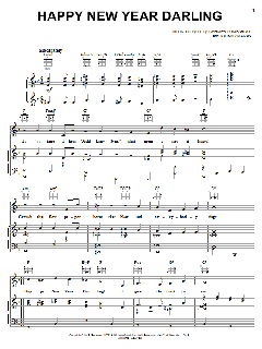 Happy New Year Darling von Johnny Marks (Download) 