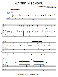 Waitin' In School von Ricky Nelson (Download) 