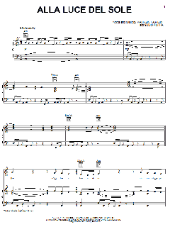 Alla Luce Del Sole von Josh Groban (Download) 