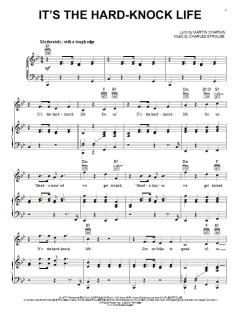 It's The Hard-Knock Life von Charles Strouse (Download) 