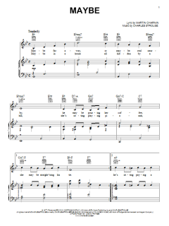 Maybe von Charles Strouse (Download) 