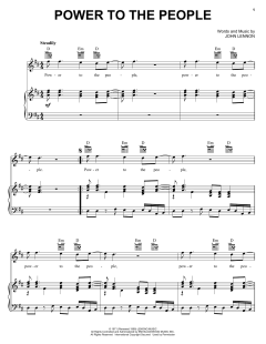 Power To The People von John Lennon (Download) 