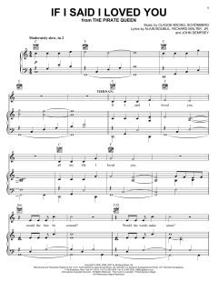 If I Said I Loved You von Alain Boublil (Download) 