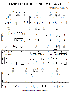 Owner Of A Lonely Heart von Yes (Download) 