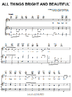 All Things Bright And Beautiful von Cecil Frances Alexander (Download) 