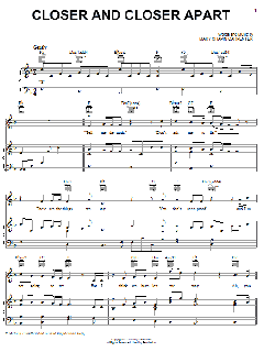 Closer And Closer Apart von Mary Chapin Carpenter (Download) 