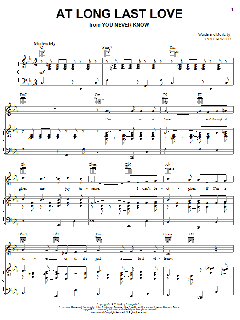 At Long Last Love von Cole Porter (Download) 