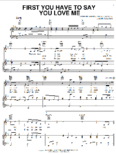 First You Have To Say You Love Me von Neil Diamond (Download) 