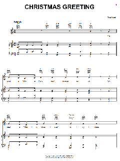 Christmas Greeting von Traditional (Download) 