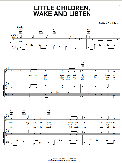 Little Children, Wake And Listen von Traditional French Carol (Download) 