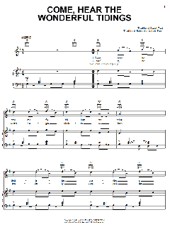 Come, Hear The Wonderful Tidings von Traditional (Download) 