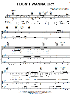 I Don't Wanna Cry von Mariah Carey (Download) 