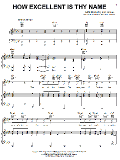 How Excellent Is Thy Name von Paul Smith (Download) 