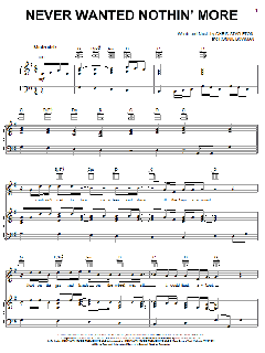 Never Wanted Nothin' More von Kenny Chesney (Download) 