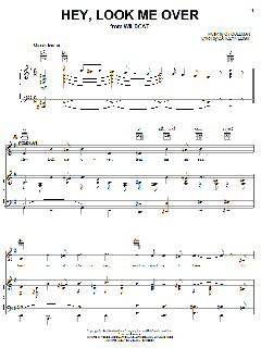 Hey, Look Me Over von Cy Coleman (Download) 