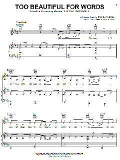 Too Beautiful For Words von Allee Willis (Download) 