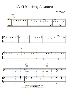 I Ain't Marching Anymore von Phil Ochs (Download) 