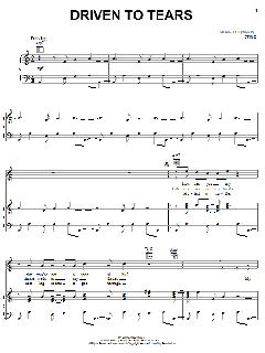 Driven To Tears von Sting (Download) 