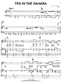 Tea In The Sahara von Sting (Download) 