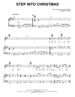 Step Into Christmas von Elton John (Download) 