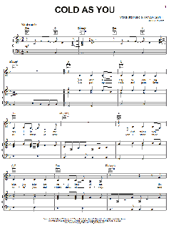 Cold As You von Taylor Swift (Download) 