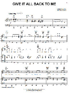 Give It All Back To Me von Andrae Crouch (Download) 