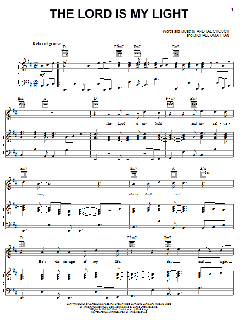 The Lord Is My Light von Andrae Crouch (Download) 